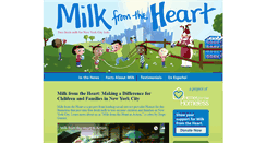 Desktop Screenshot of milkfromtheheart.hfhnyc.org