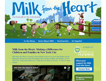 Tablet Screenshot of milkfromtheheart.hfhnyc.org
